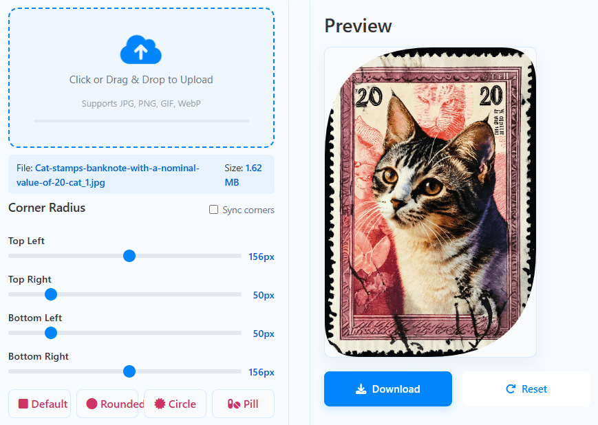 Image Corner Rounder